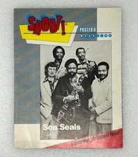 Rare Vintage Son Seals Chicago Blues Band Signed Poster Miller High Life 1980's