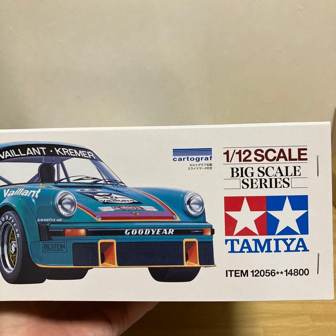 Tamiya Porsche 934 Vaillant 1/12 Scale Model Car Kit - 12056 for