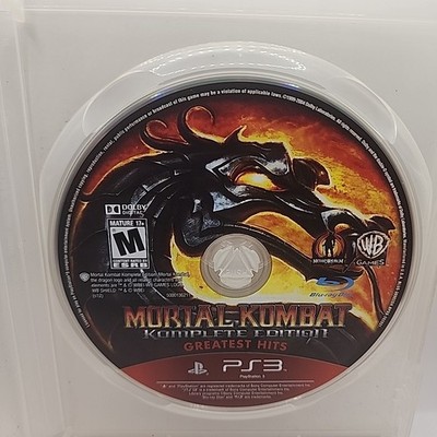Mortal Kombat -- Komplete Edition (Sony PlayStation 3, 2012) Disc Only 