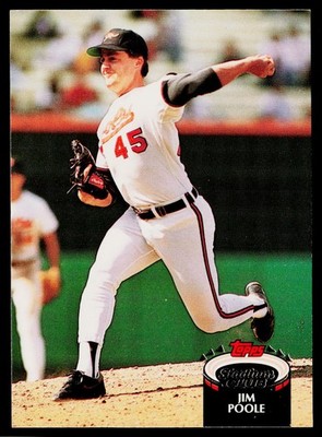 1992 Stadium Club #412 Jim Poole