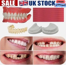 DIY Denture Fake Teeth - Full or Partial Denture Repair Missing Teeth Sets