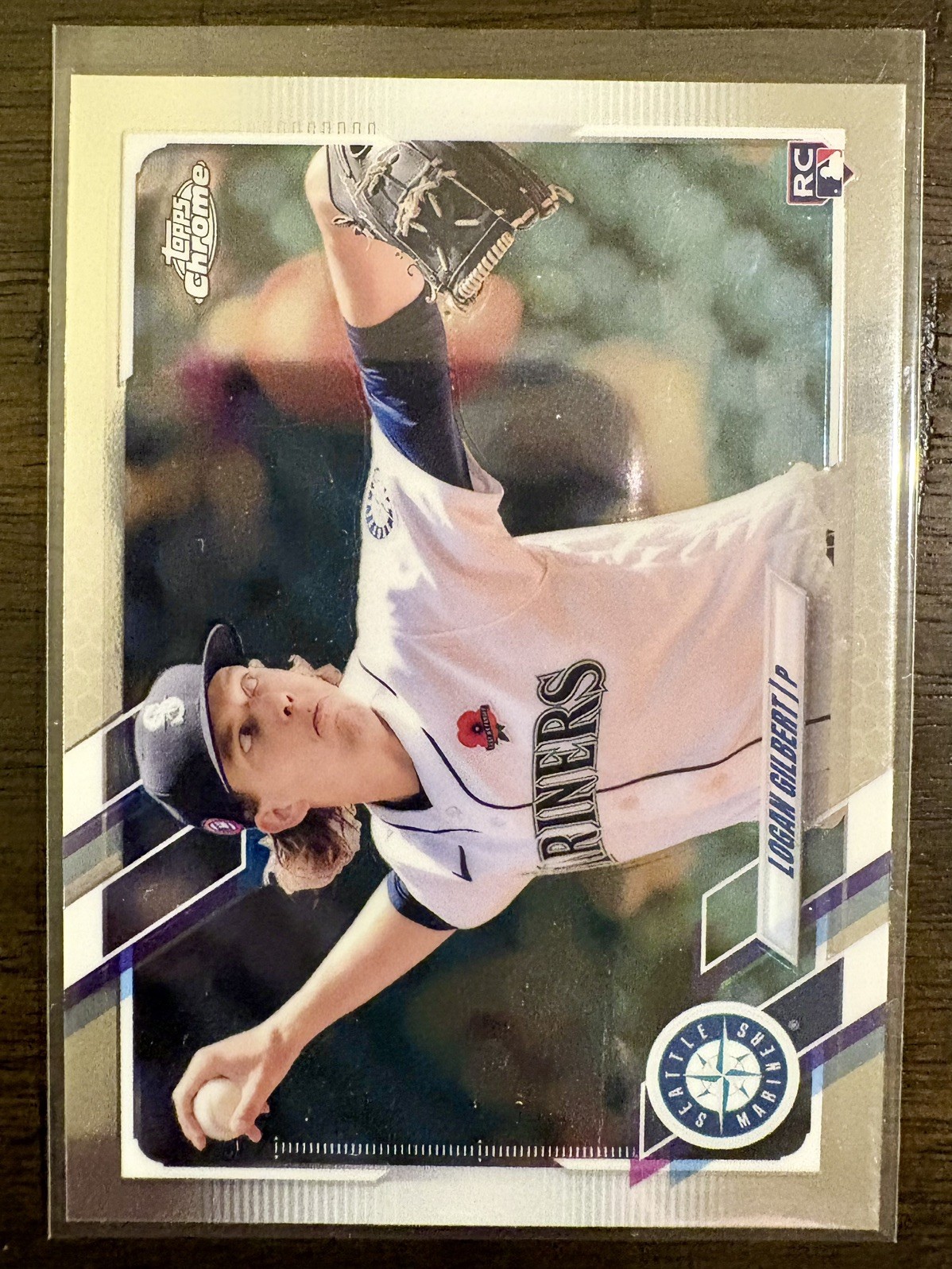 2021 Topps Chrome Update #USC70 Logan Gilbert RC