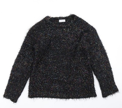 Matalan Strickpullover Pullover Mädchen schwarz Größe 10 Jahre