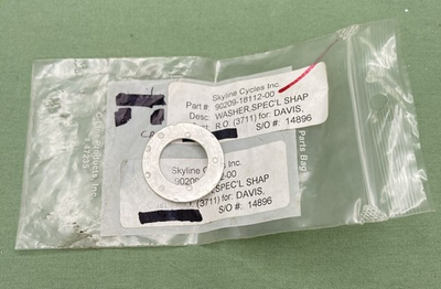 #ad QTY 2 NEW REPLACES YAMAHA 90209 18112 00 CRANKSHAFT PISTON Washer Special Shap $8.31