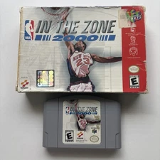 NBA in the Zone 2000 N64 Nintendo 64 Authentic Game Cartridge & Original Box