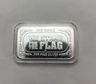 We Stand For The Flag 1 Ounce .999 Fine Silver Bar SEALED