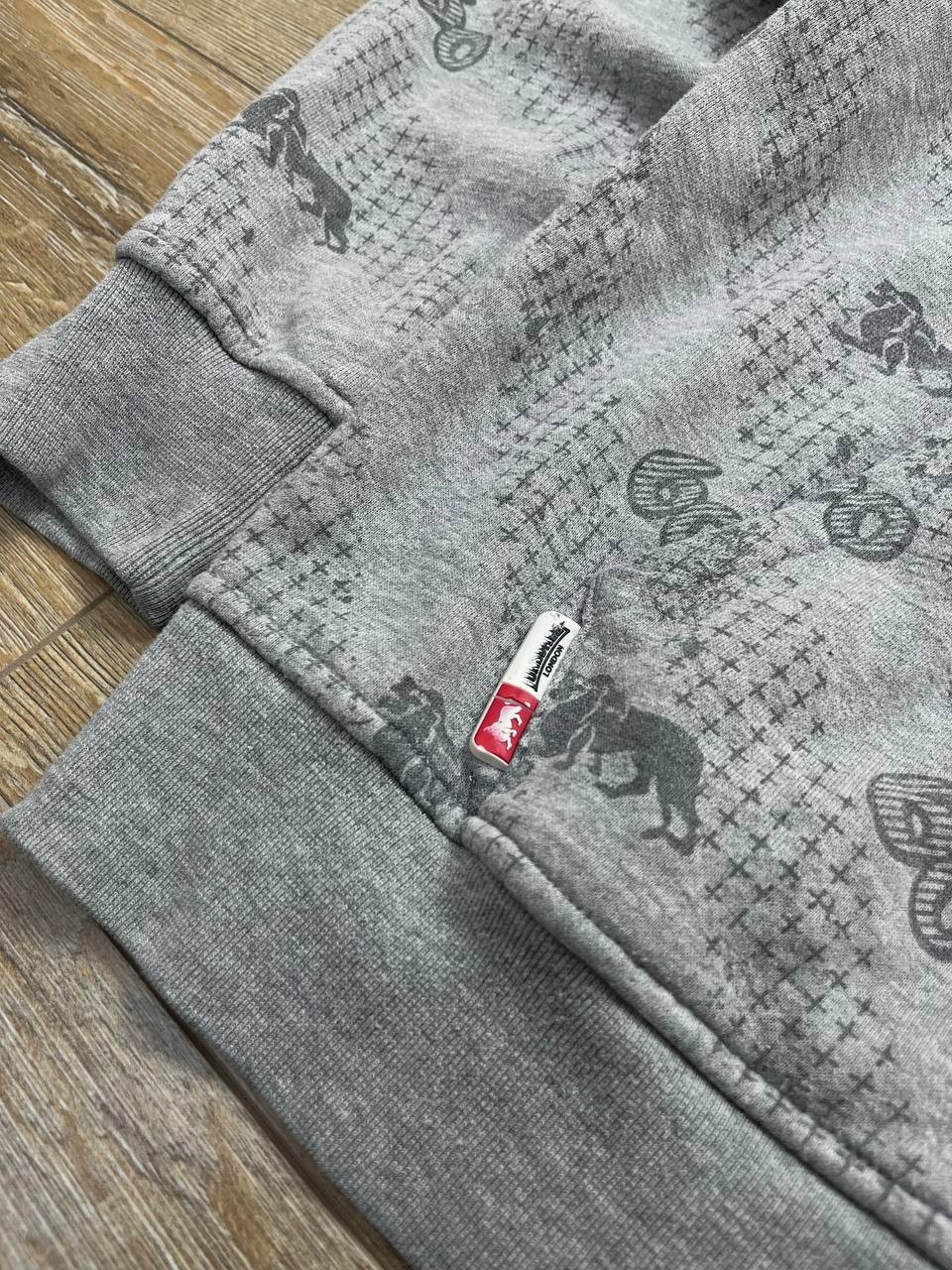 Rare Lonsdale Full Zip All Over 60 Zip Hoodie Men's Size M image 7
