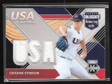 2020 Panini Elite Extra Edition USA Material Black Graeme Stinson #USAM-GS