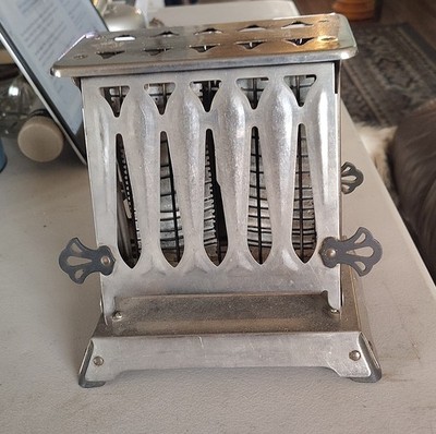 Westinghouse TT-3 Turnover Toaster Vintage Art Deco Chrome Finish 2-Slice