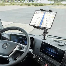 Heavy Duty Aluminum Phone Mount – Drill Base Holder for Car Truck Bike Boat