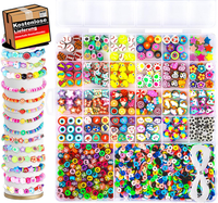 Perlen Set FüR DIY ArmbäNder Und Ketten 1000 Bunte Perlen Mit Muster