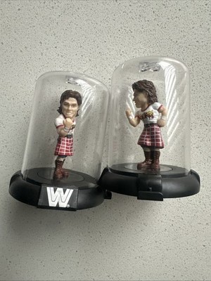 2X WWE Legends DOMEZ Collectible  ''Rowdy'' Roddy Piper collectible mini figure