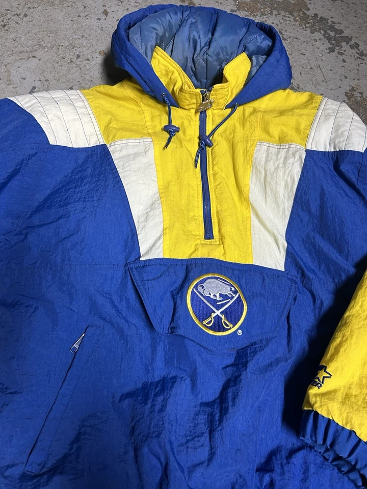 Vintage Starter Buffalo Sabres Winter Puffer Jacket Size Medium - Image 2 of 4