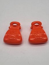 Hasbro FurReal Poopalots Pet Poop Scooper Replacement Toy Part Orange Lot of 2