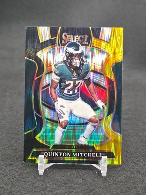 2025 Panini Select #92 Quinyon Mitchell Concourse Black & Gold Shock Eagles