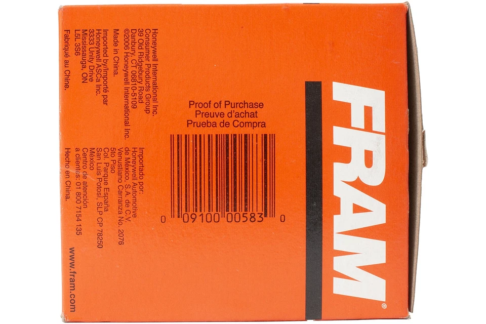 Protector adicional de filtro de aceite de repuesto FRAM para Acura NSX 1991-2005 modelo ID PH8212 Foto 4 de 4