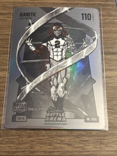 2026 Battle Arena Bo Jackson Jeanetic Ashton Jeanty Silver Foil Steel RC #SBF-96