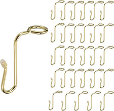 Uxcell 30 Pcs Clothes Hanger Connector Hooks, Metal Hanger Extender Hooks