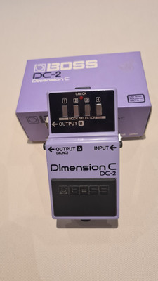 Boss DC-2 DC2 Dimension C Chorus Vintage 1980s Guitar FX Pedal MIJ, Japan