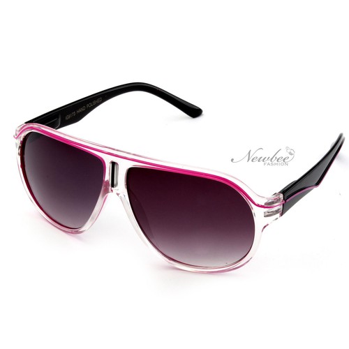 New Neon Colors Racing Sunglasses Large Lens with Spring Hinges USA Seller - Picture 5 of 7