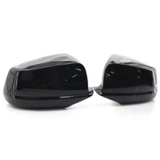 Glossy Black Door Side Mirror Cover Cap For BMW F10 F11 5 Series Pre-LCI 11-13