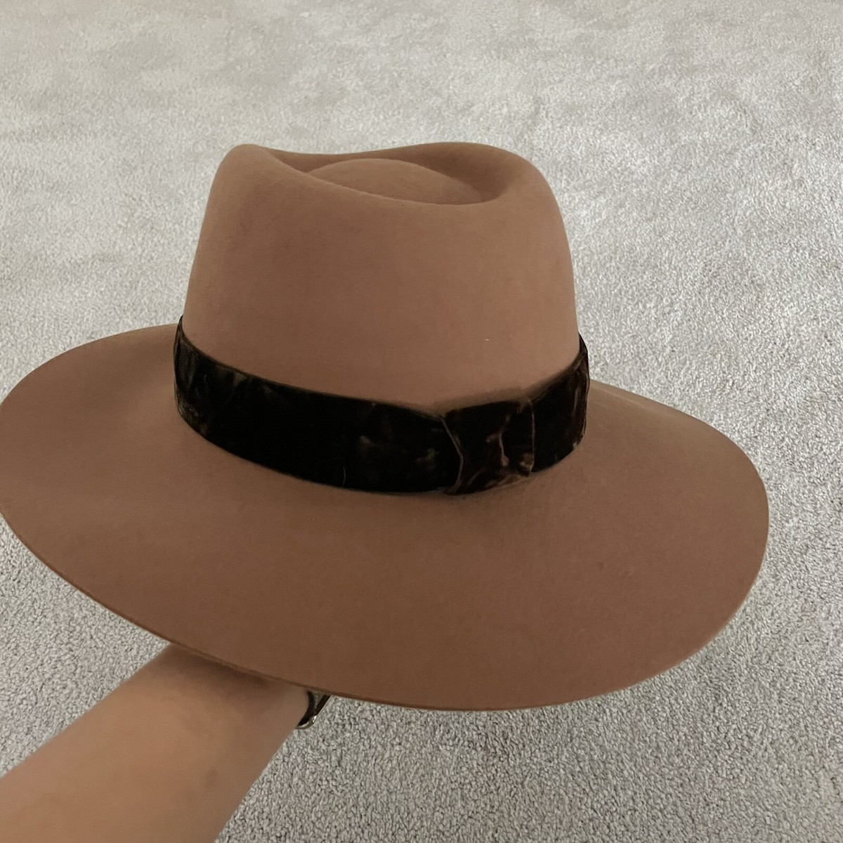 NWT Maison Michel Charles Rabbit Fur Felt Fedora