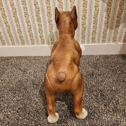Seltene Boxer Hund artikulierend beweglich leben wie 17" Figur Made in Italy Vintage - Bild 5 von 10