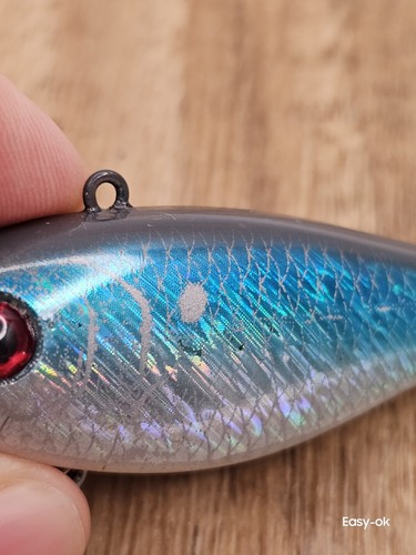 Lindy Darter / Lipless Rattle Crankbait Lure / 2.75" BLUE SILVER RED / 7192403 - Picture 9 of 14