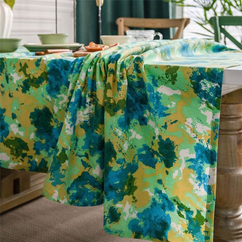 Dinner Coffee Party Rectangle Tablecloth Modern Dining Room Kitchen Table Cloth - Picture 143 of 167