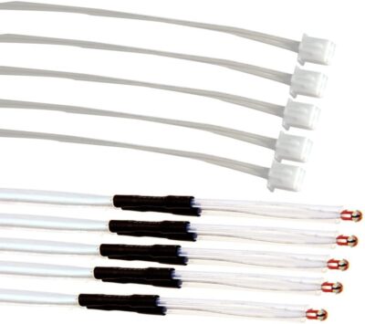Comgrow 5PCS Creality 3D Printer NTC Thermistor 100K, NTC 3950 100K ohm Thermist