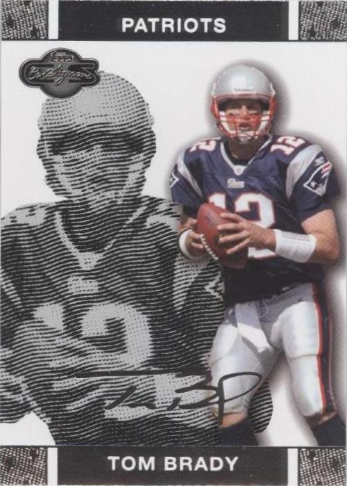 2007 Topps Co-Signers Tom Brady #4 - 1 of 2