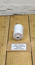 Arctic White Cotton 1000m Sewing/Quilting Thread High Quality Egyptian Cotton