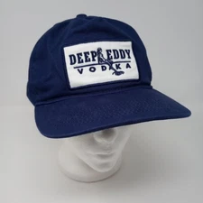 Deep Eddy Vodka Austin TX Adjustable Snap 100% Cotton Baseball Cap Hat
