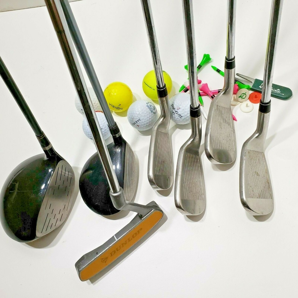 Men's Starter Golf Set Tour Edge 11 Titanium Driver 4 Hybrid 4 Irons