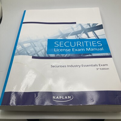 Kaplan Securities 65 Industry Essentials License Exam Manual, 11th Edition