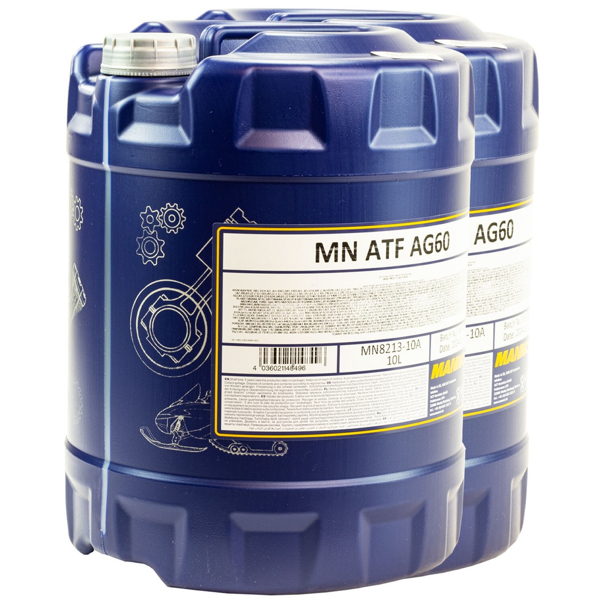 ⭐︎ Getriebeöl Getriebe MANNOL ATF AG60 Automatic 2 X 10 Liter