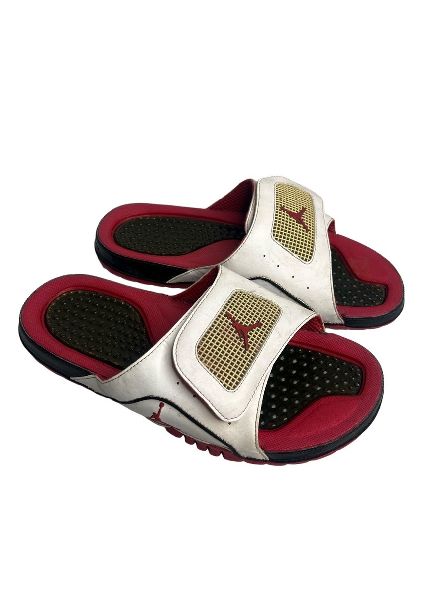 RARE COLORWAY Jordan Hydro IV Retro slides 2012 Fire Red display picture 3