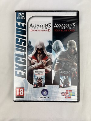 Assassin's Creed *NEW *2x PC Games: Brotherhood + Revelations Assassins *DVD-ROM
