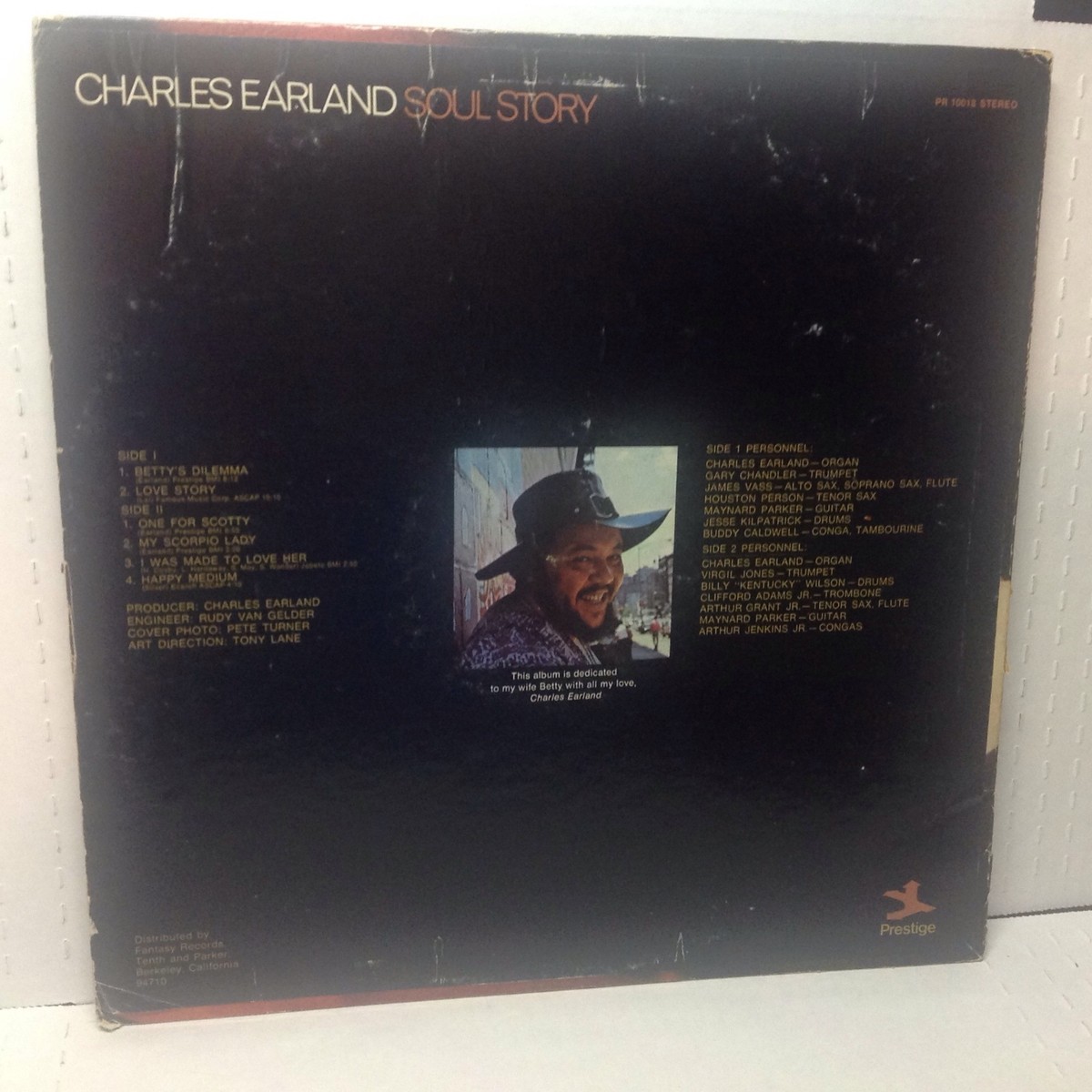未開封 Charles Earland – Soul Story CHARLES EARLAND - Soul Story ~ PRESTIGE 10018 {orig} w/Parker