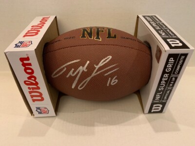 tyler lockett signed football