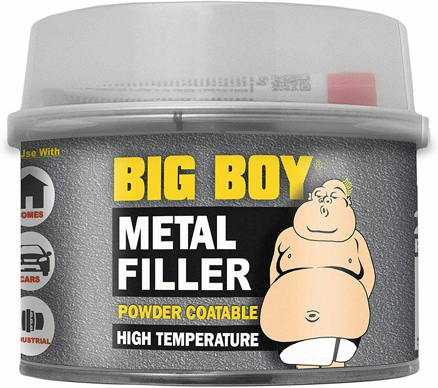 Big Boy Metal Filler HIGH TEMPERATURE Powder Coating Smooth Surface - 250ml