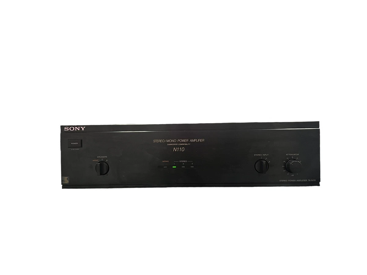 Sony TA-N110 Stereo or Mono Power 110w Amplifier 55w x 2 Sony TA-N110 Stereo or Mono Power 110w Amplifier 55w x 2