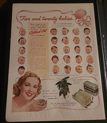Palmolive Soap Print Ad Advertisement 1941 10x13