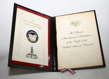 Bicentennial Coins Book 1976 Official Sterling Silver Commemorative Coin
