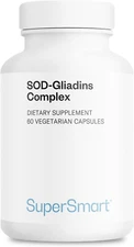 Supersmart SOD Gliadins Complex (Superoxide Dismutase Supplement), 60 Capsules