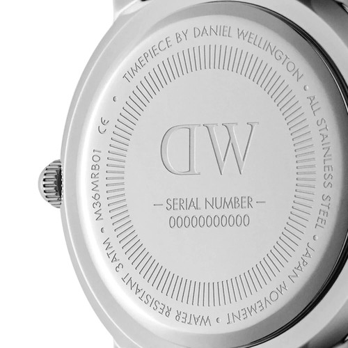 DANIEL WELLINGTON OROLOGIO UOMO Cassa 40 mm Cinturino Nato Nero DW00100677 - Foto 4 di 6