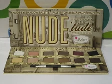 THE BALM COSMETICS ~ NUDE'TUDE NUDE EYESHADOW PALETTE ~ 0.382 OZ BOXED