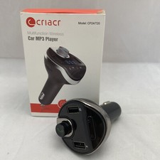 Criacr US-CP24 Bluetooth Wireless Car FM Radio Transmitter - Black