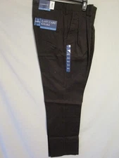 Croft & Barrow Easy Care Pleated Cotton Blend Brown Dress Khaki SR$48 NEW  