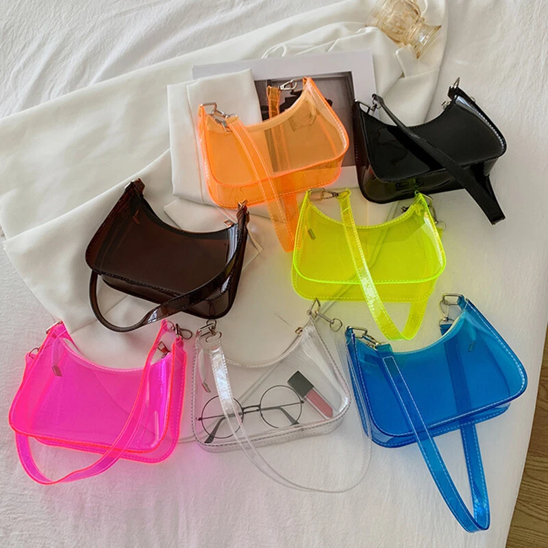 Transparent Bags Shoulder Bags Crossbody Bags Underarm Bags Jelly Bags Fresh